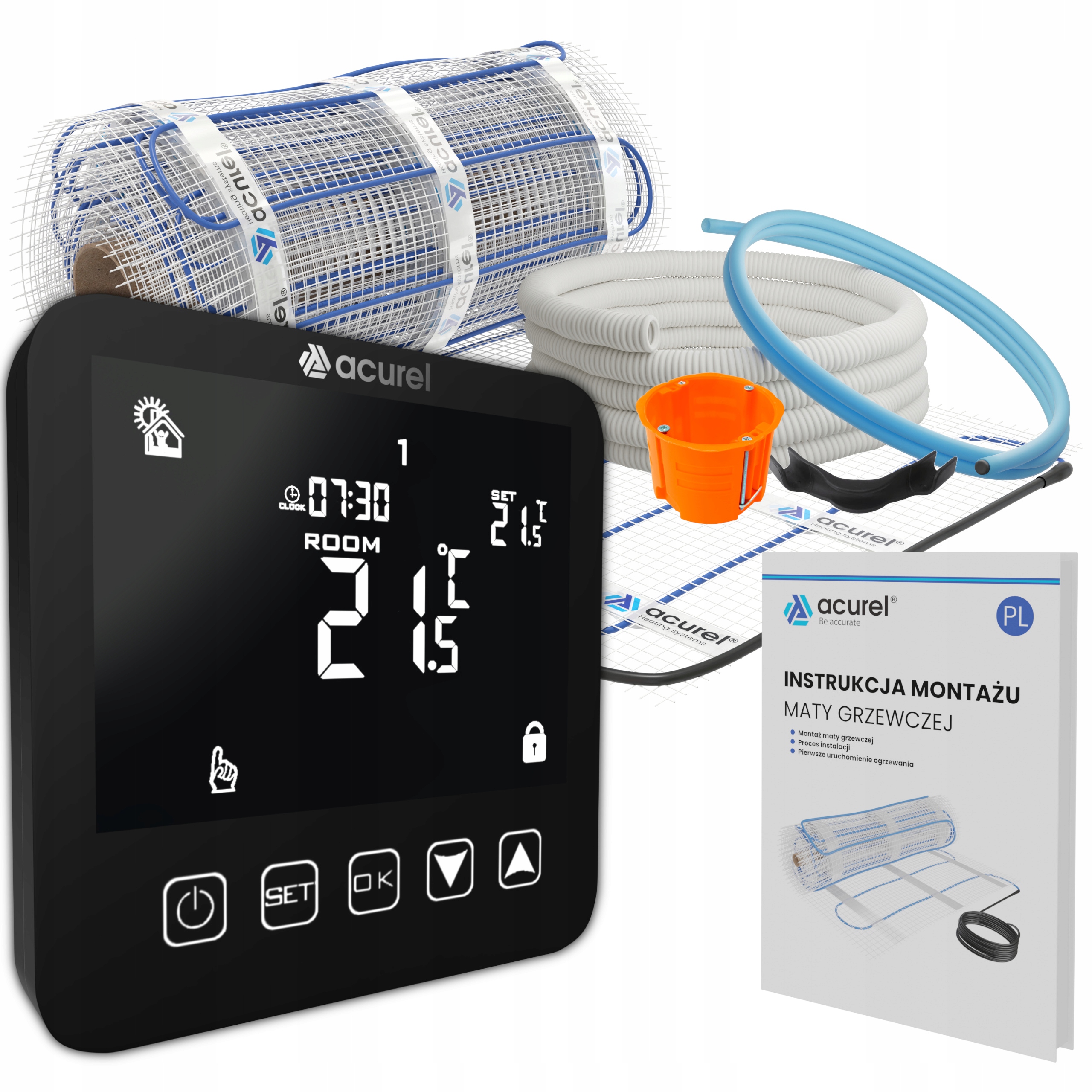 IZBOVÝ TERMOSTAT VYKUROVACIA PODROŽKA 2M2 SET